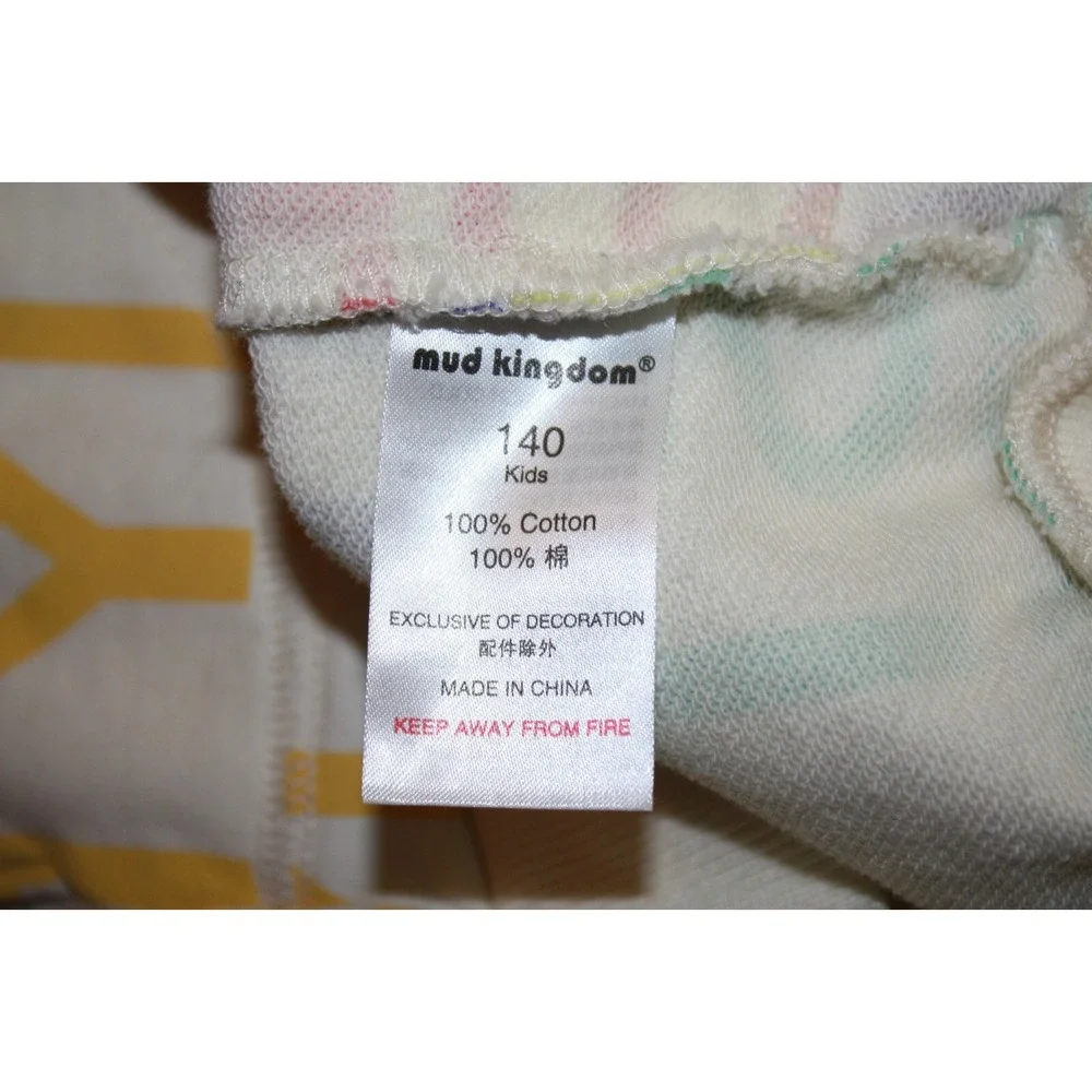 Mud Kingdom Jacket 140 US 8/10 Multicolor Lifestyle Printout Sweater Kids Zip
